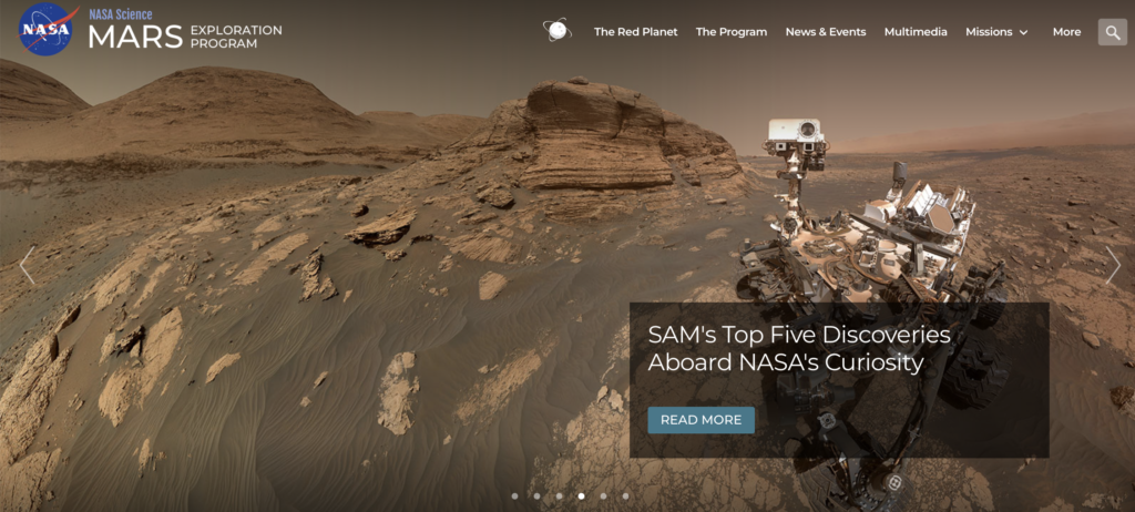 NASA site
