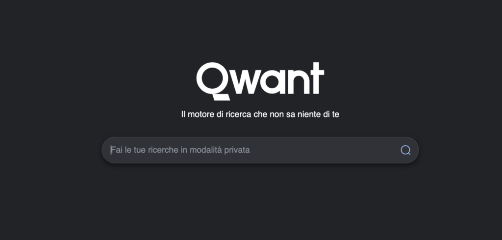 Qwant home